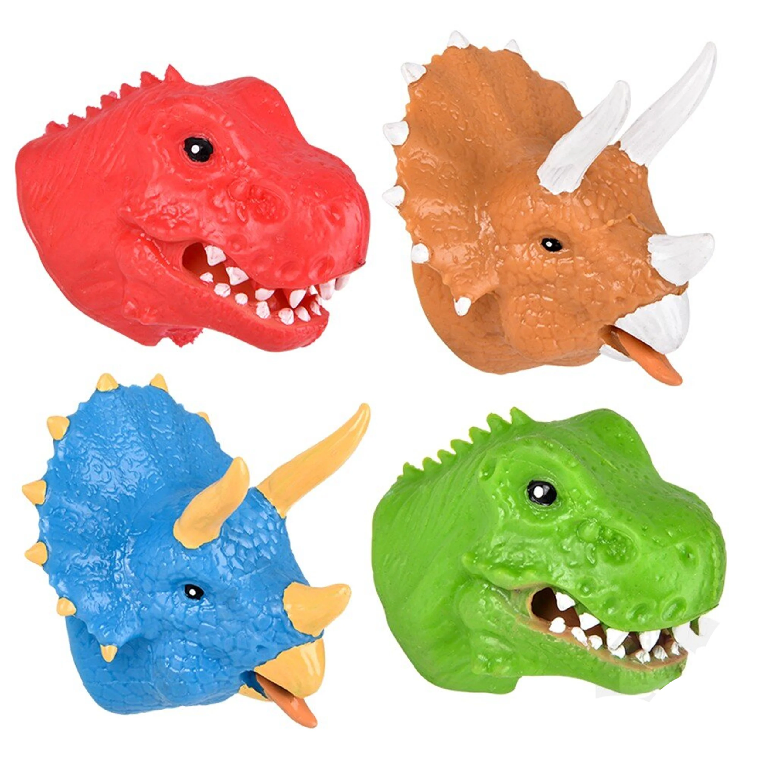 Stretchy Dinosaur Finger Puppet For kids In Bulk- Assorted - Image 4